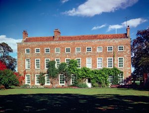 Exteriör vy av Low Middleton Hall, Middleton St. George, Durham av English School