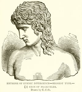 Extrem etnisk divergens--högsta typen.--(1) Eros of Praxiteles av English School