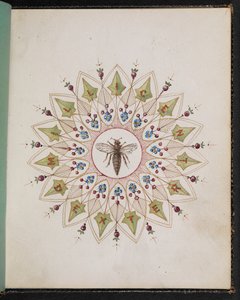 F.1: Insekt i en design. Skissbok med scener från Charles Dickens berättelser (akvarell på papper) av English School