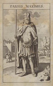 Fabius Maximus, romersk politiker och general (gravyr) av English School