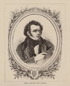Kända kompositörer, Franz Schubert (gravyr) av English School