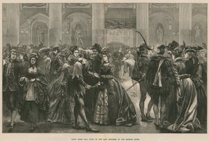 Klädbal som ges av Lady Mayoress på Mansion House av English School