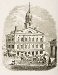 Faneuil Hall, Boston, ca 1870, från 