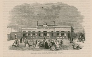 Farringdon Road station på Metropolitan Railway av English School