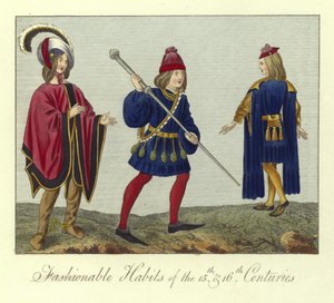 Moderiktiga vanor från 1400- och 1500-talen av English School