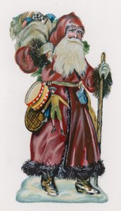 Jultomten (wc på papper) av English School