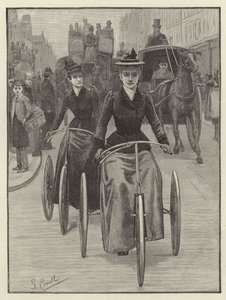 Kvinnliga cyklister av English School
