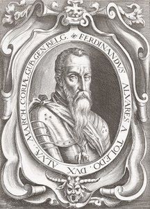 Fernando Álvarez de Toledo y Pimentel, 3:e hertig av Alba (gravyr) av English School