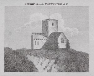Filey Church, Yorkshire, SE (gravyr) av English School