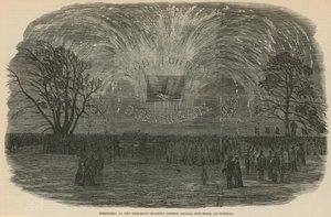 Fyrverkerier på Merchant Seamens Orphan Asylum av English School
