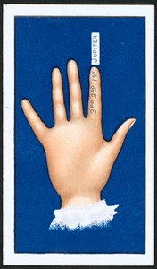 First Finger (färg litho) av English School