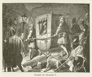 Flyg av Charles V av English School