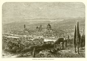 Florens från terrassen i San Miniato av English School