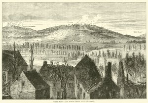 Forten Noisy och Avron från Noisy-le-Grand, januari 1871 av English School