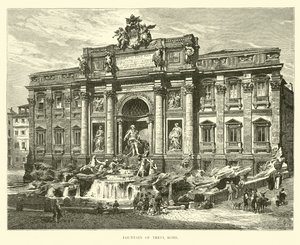 Fontänen i Trevi, Rom av English School