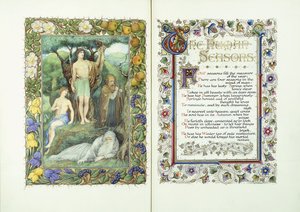 Fyra män i olika åldrar av English School
