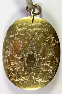 Ram för ett miniatyrporträtt av en gentleman som heter William Lord Russell (guld) (se även 3076203) av English School