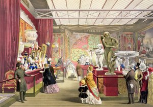 Frankrike nr 3, från Dickinsons Comprehensive Pictures of the Great Exhibition of 1851, publicerad 1854 av English School