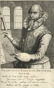 Frans Badens, målare i Antwerpen av English School