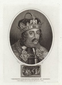 Frederick Barbarossa, kejsare av Tyskland av English School