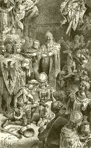 Frederick Barbarossas Court i Mayence av English School