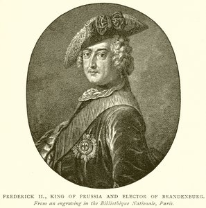 Fredrik II, kung av Preussen och kurfurste av Brandenburg av English School
