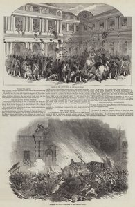 Franska revolutionen 1848 (gravyr) av English School