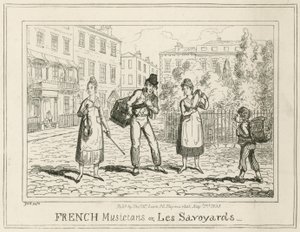 Franska musiker eller Les Savoyards av English School