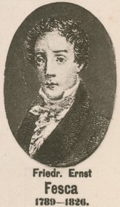 Friedrich Ernst Fesca (gravyr) av English School