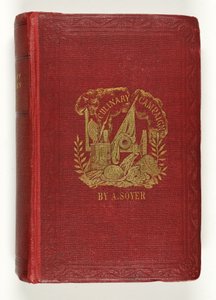 Främre omslag till Soyers Culinary Campaign, publicerad av G.Routeledge & Co., London, 1857 av English School