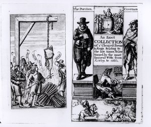Frontispice till en exakt samling av utvalda dikter och sånger från 1639-1661 av English School