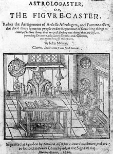 Frontispice to Astrologaster, or the Figure-Caster av John Melton, publicerad 1620 av English School