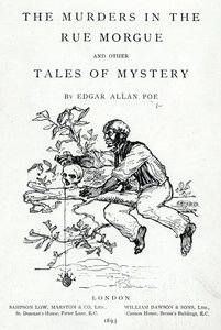 Frontispice till The Murders in the Rue Morgue and other Tales of Mystery av Edgar Allan Poe, publicerad 1893 av English School