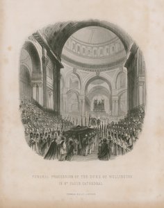 Hertigen av Wellingtons begravningståg av English School