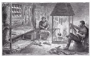 Pälsfångare i Kanada, 1880 av English School