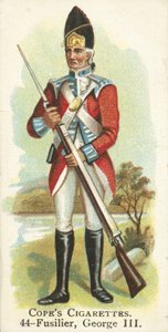 Fusilier, King George III (chromolitho) av English School