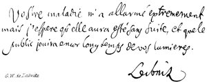 GW de Leibniz av English School
