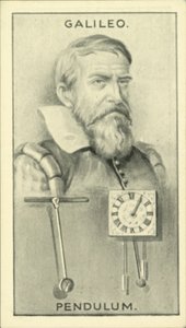 Galileo, Pendel (litografi) av English School