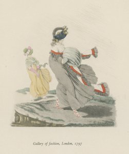 Gallery of Fashion, London, 1797 av English School