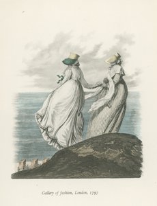 Gallery of Fashion, London, 1797 av English School