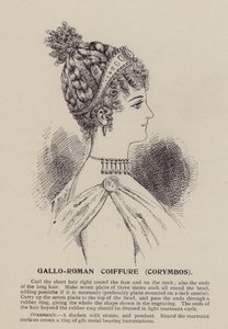 Gallo-romersk frisyr, Corymbos (gravyr) av English School