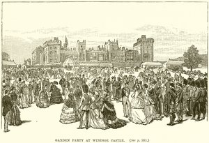 Trädgårdsfest på Windsor Castle
