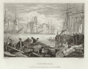Gateshead före den stora explosionen och branden den 6 oktober 1854 av English School