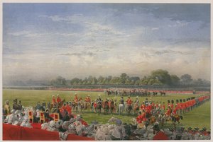 Samling i Hyde Park, London av English School