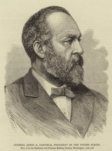 General James A Garfield, USA:s president (gravyr) av English School