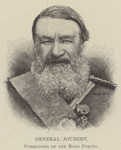 General Joubert, befälhavare för boerstyrkorna (gravyr) av English School