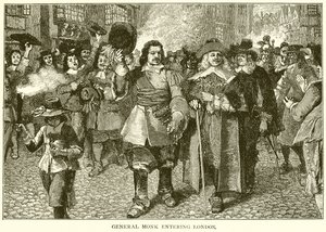 General Monk kommer in i London av English School