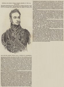 General Sir Robert Thomas Wilson, överste av de 15:e dragonerna (gravyr) av English School