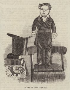 General Tom Thumb (gravyr) av English School
