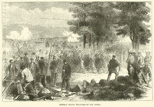 General Trochu välkomnades av trupperna, december 1870 av English School